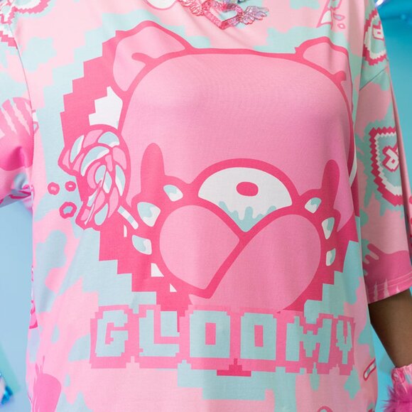 ACDC RAG - Gloomy Bear x Sophie Powers Candy Oversized Tee - Picture 4 of 9